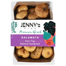 Jenny's Premium Greek Natural Sundried Kalamata Deli Figs 14 oz