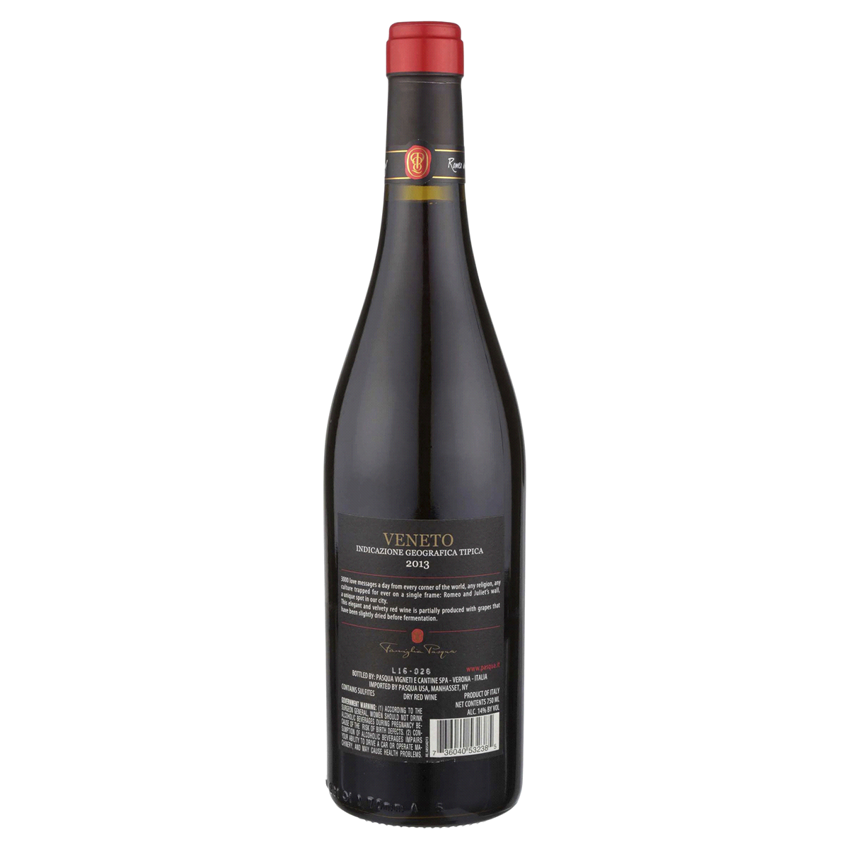 slide 3 of 5, Pasqua Passimento Romeo & Juliet Wine, 750 ml