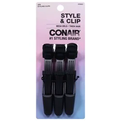 Conair Mega Hold/Thick Hair Styling Clips - 3 Pack