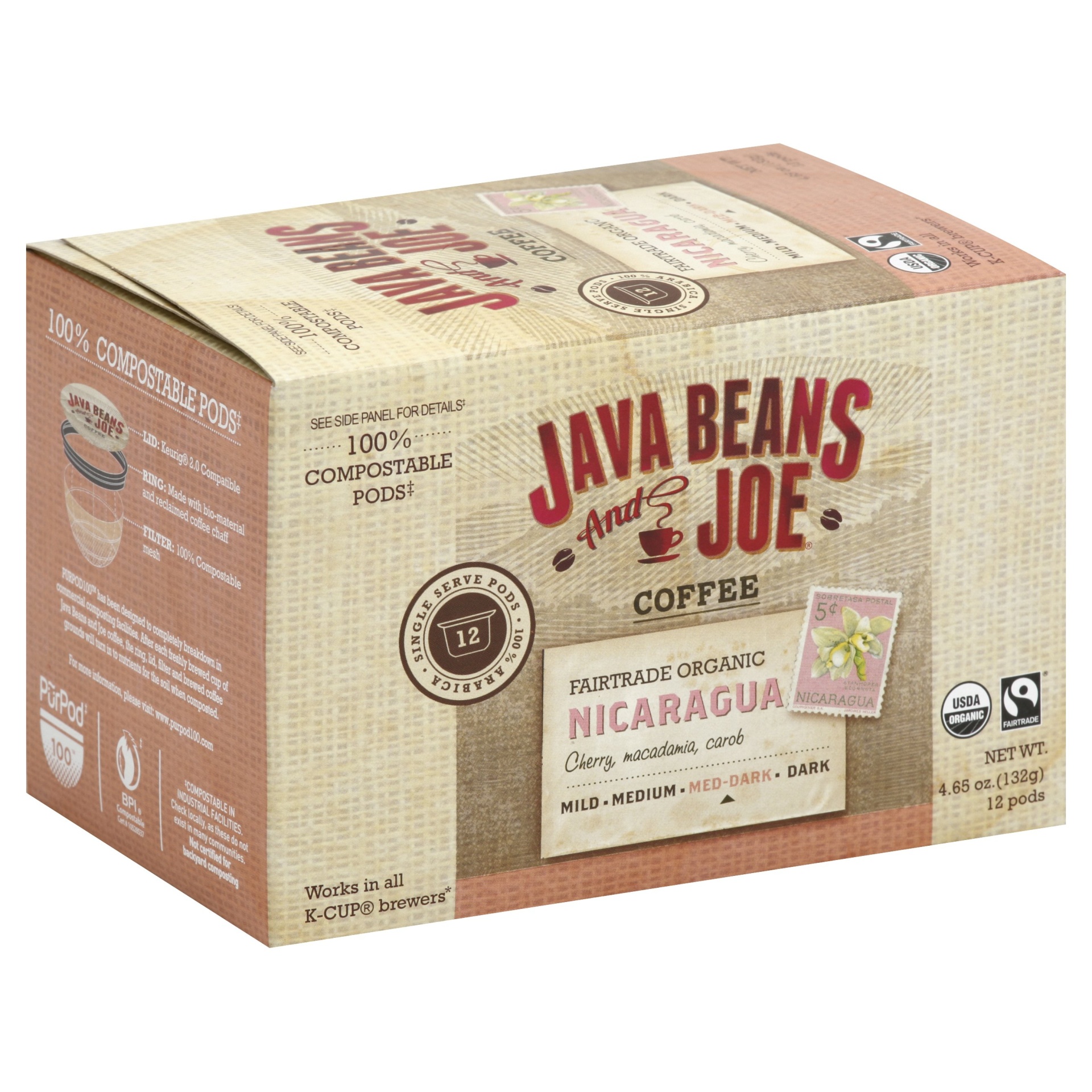 slide 1 of 4, Java Beans & Joe Coffee Coffee 12 ea, 12 ct