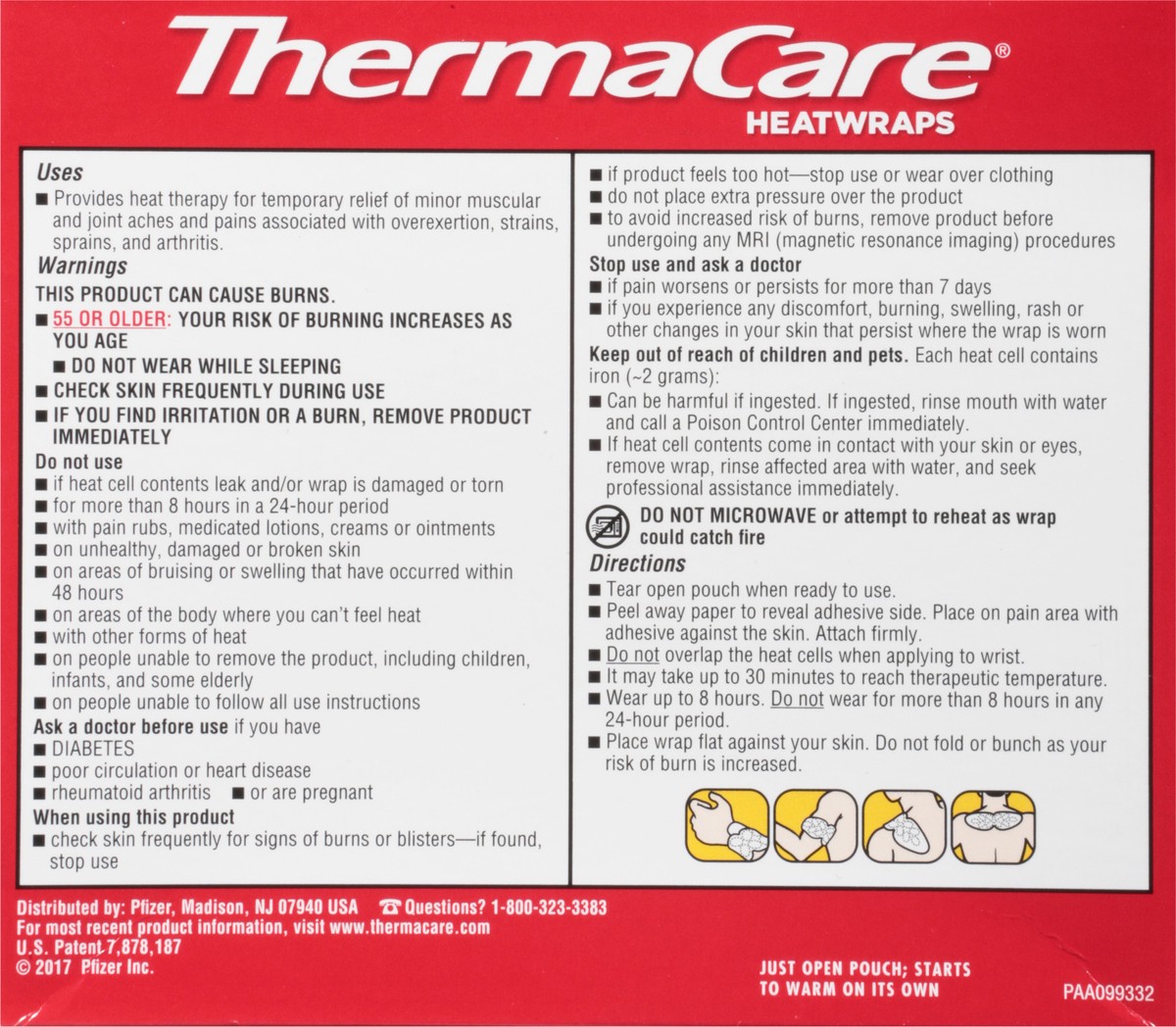 slide 3 of 11, ThermaCare Neck, Wrist & Shoulder Heatwraps 3 ea, 3 ct