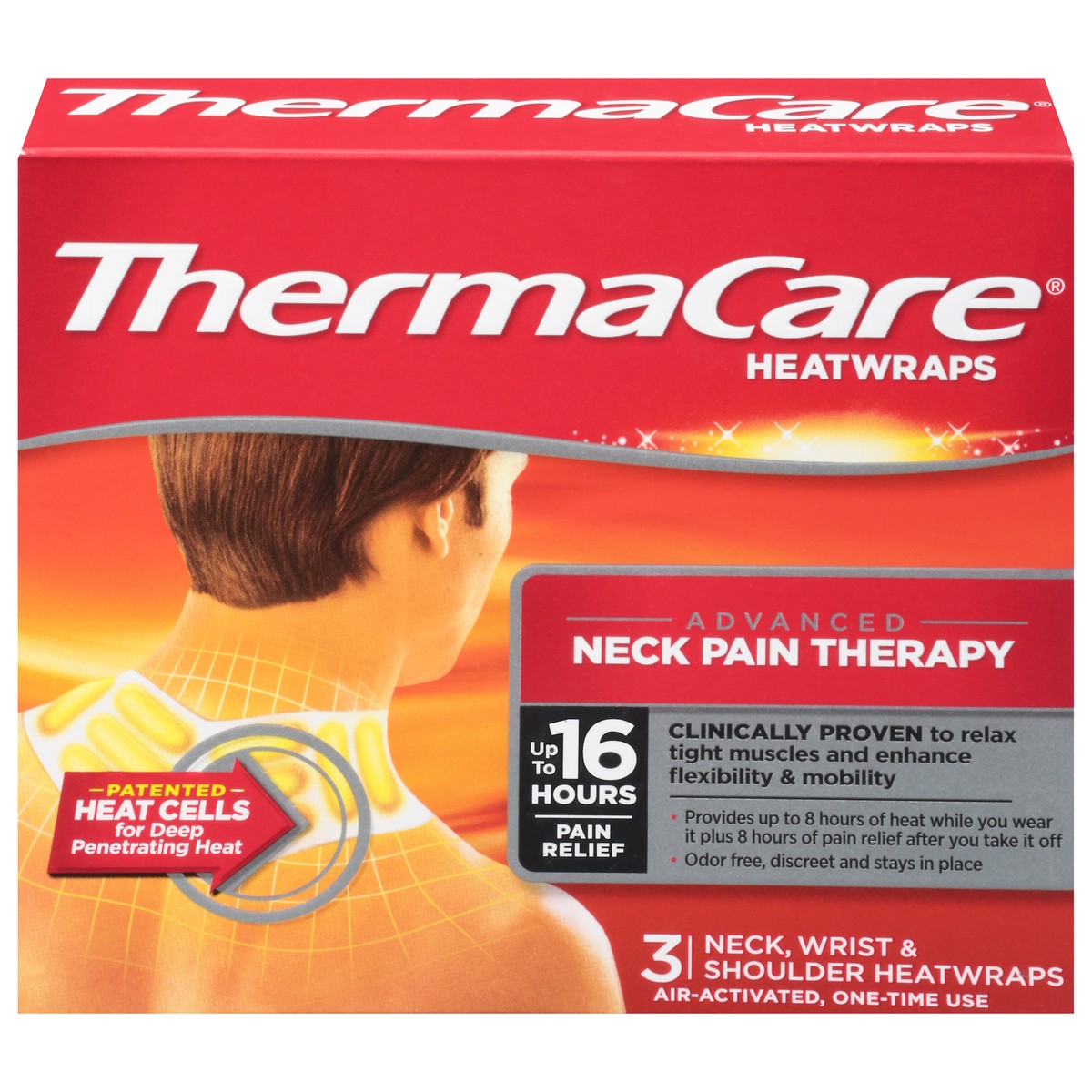 slide 8 of 11, ThermaCare Neck, Wrist & Shoulder Heatwraps 3 ea, 3 ct