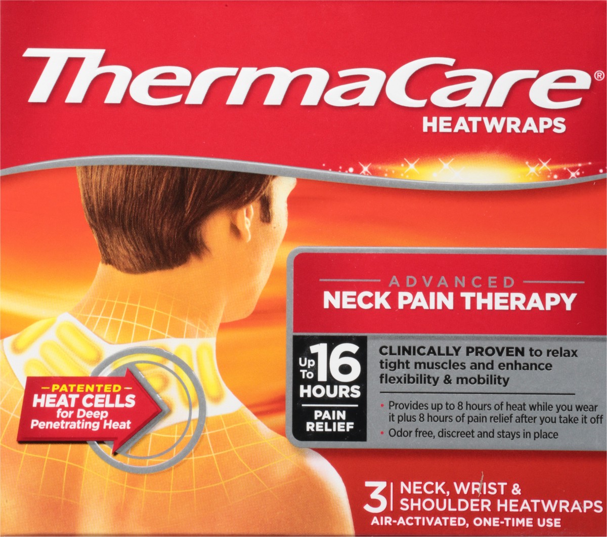 slide 6 of 11, ThermaCare Neck, Wrist & Shoulder Heatwraps 3 ea, 3 ct