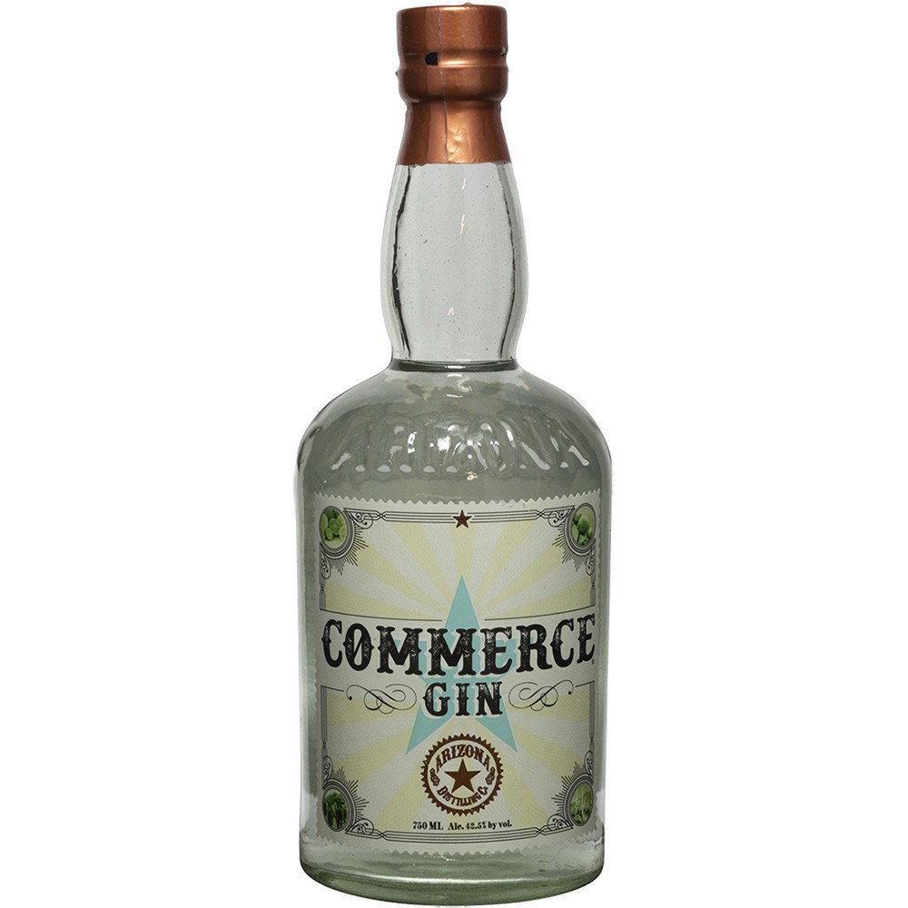 slide 1 of 1, Az Distilling Commerce Gin, 750 ml