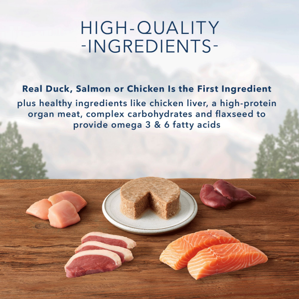 slide 3 of 21, BLUE WILDERNESS Wilderness Adult Cat Duck/Salm/Ckn 3oz 24ct VP, 24 ct; 3 oz
