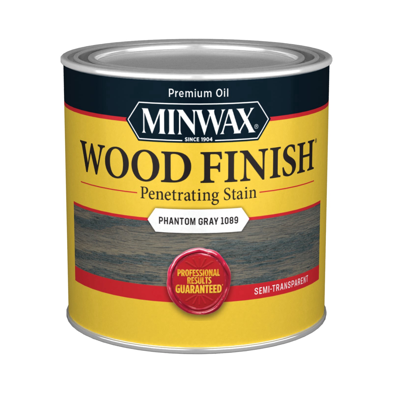 slide 1 of 6, Minwax Wood Finish Oil-based Phantom Gray Semi-transparent Interior Stain (Half-Pint), 1/2 pint