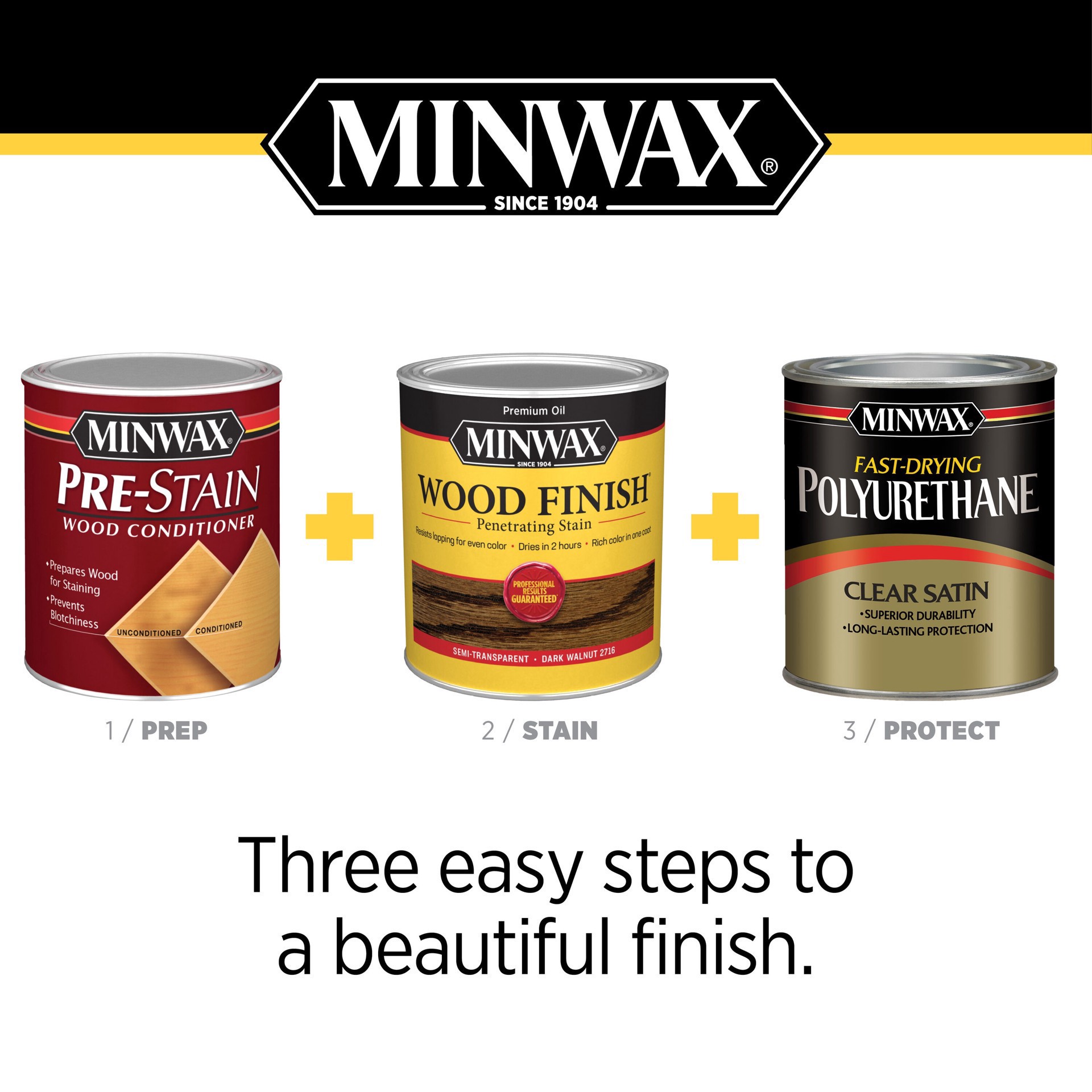slide 5 of 6, Minwax Wood Finish Oil-based Phantom Gray Semi-transparent Interior Stain (Half-Pint), 1/2 pint