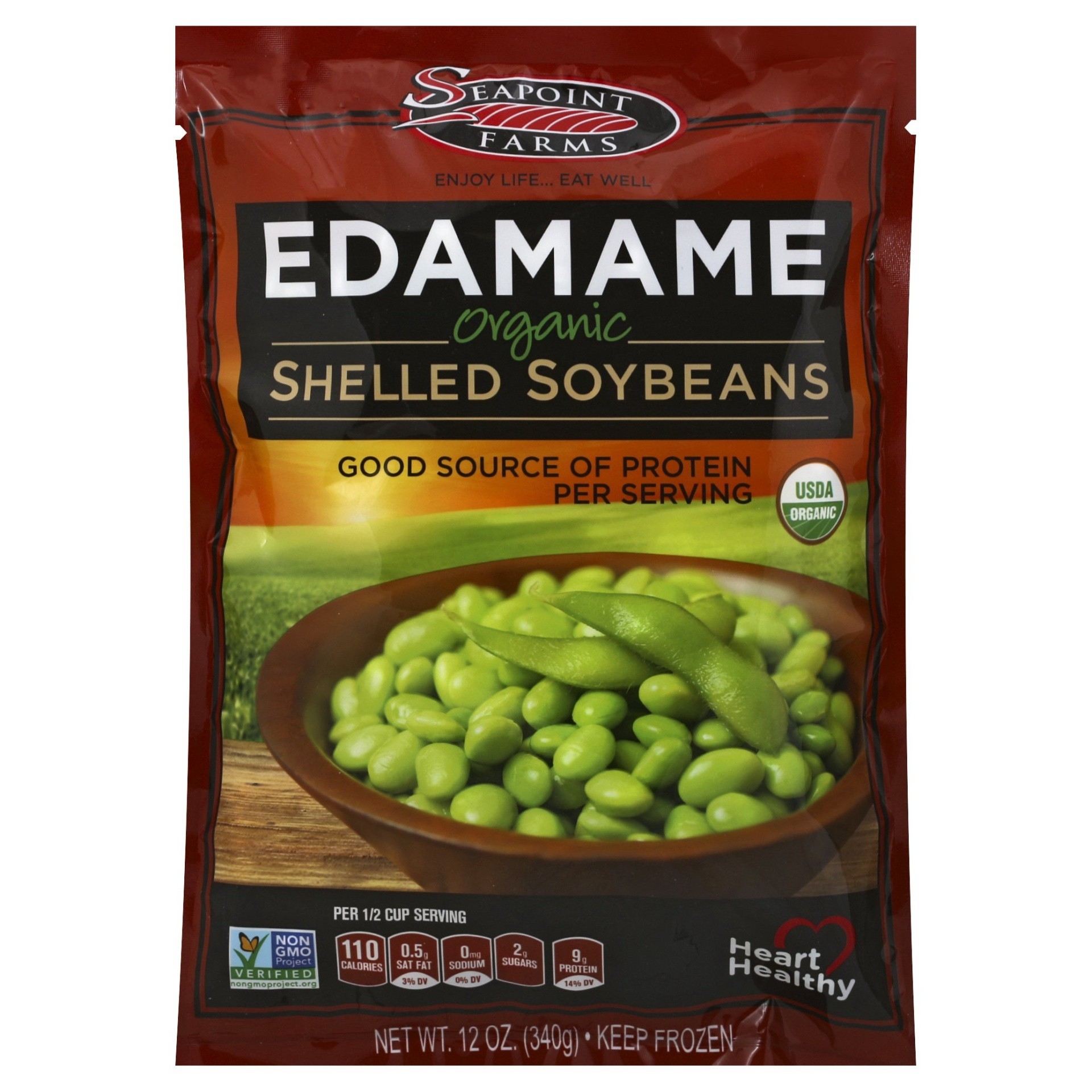 slide 1 of 6, Seapoint Farms Edamame Shelled Soybeans, 16 oz