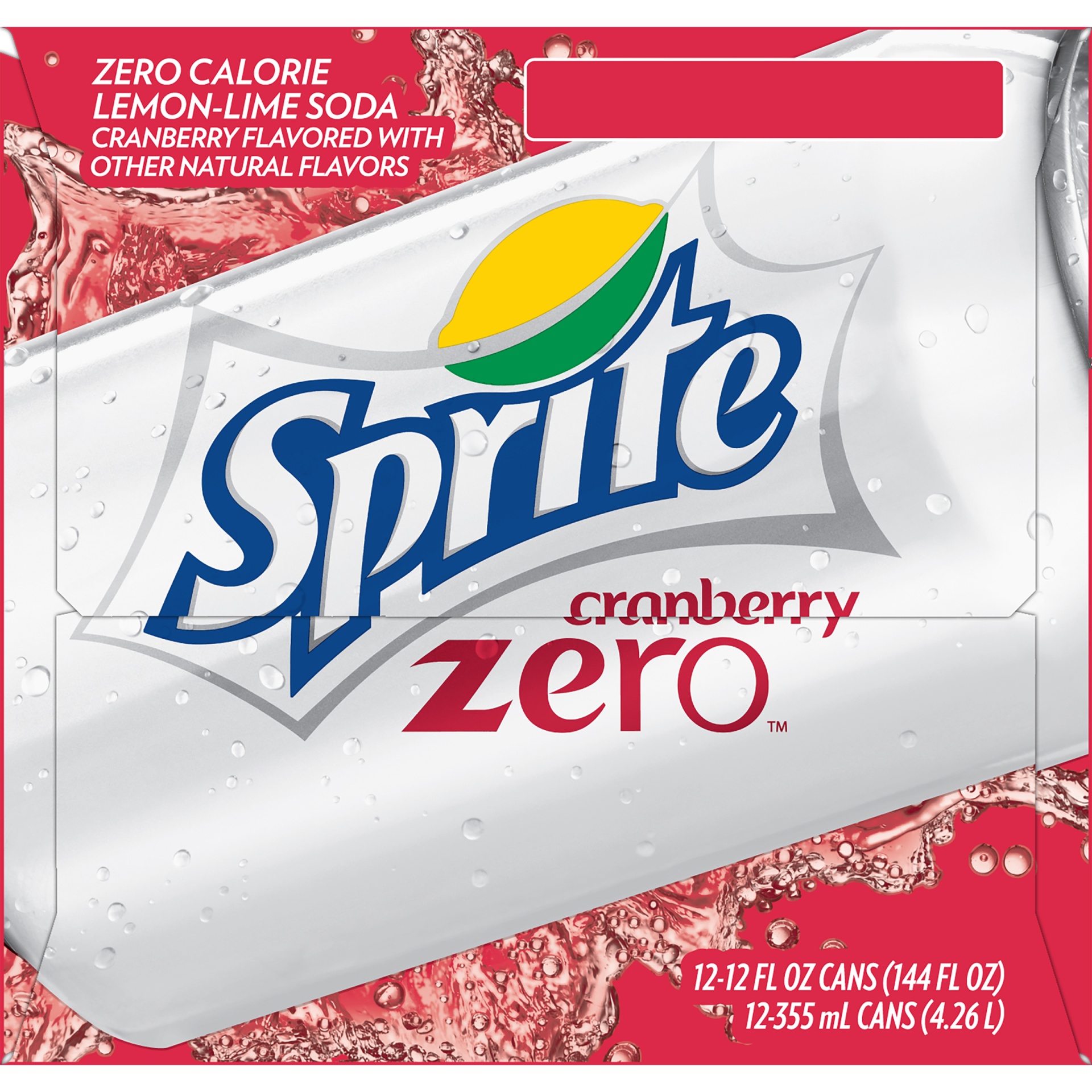 Sprite Zero Cranberry Soft Drink 12 ct; 12 fl oz Shipt