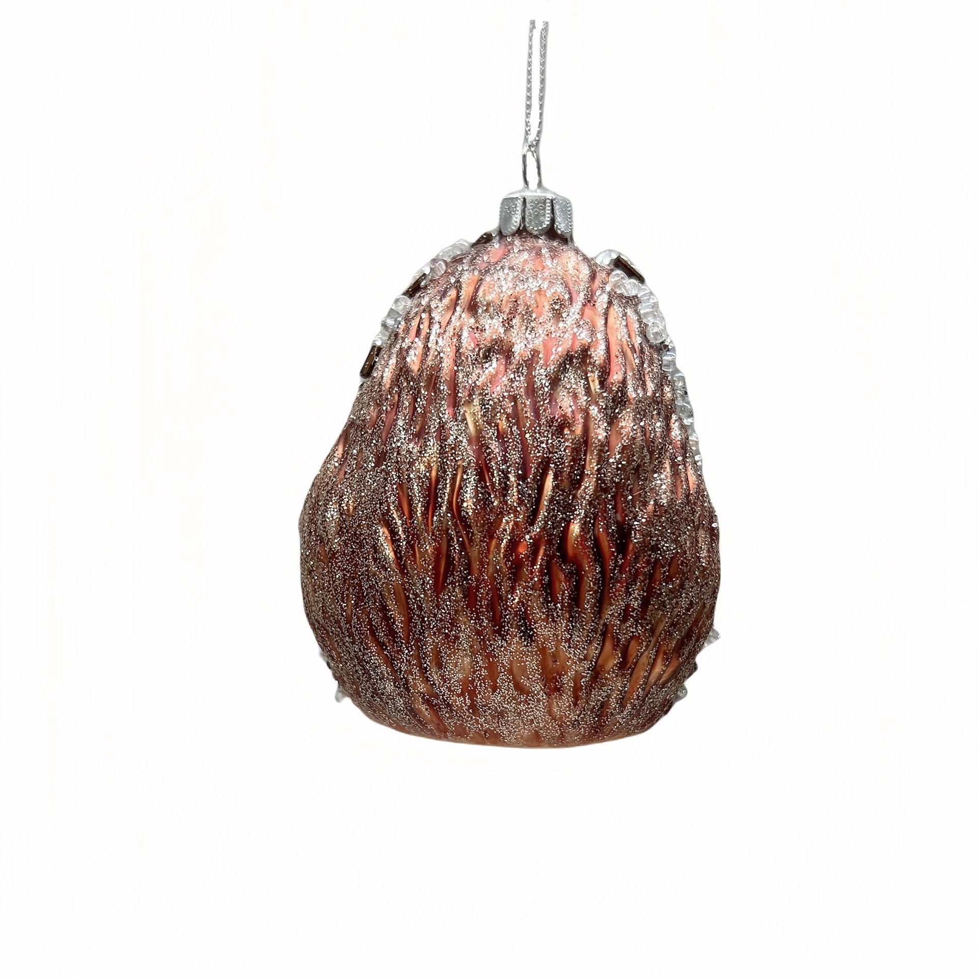 slide 2 of 3, 3.75" Bejeweled Hedgehog Glass Ornament By Ashland, 3.75 in