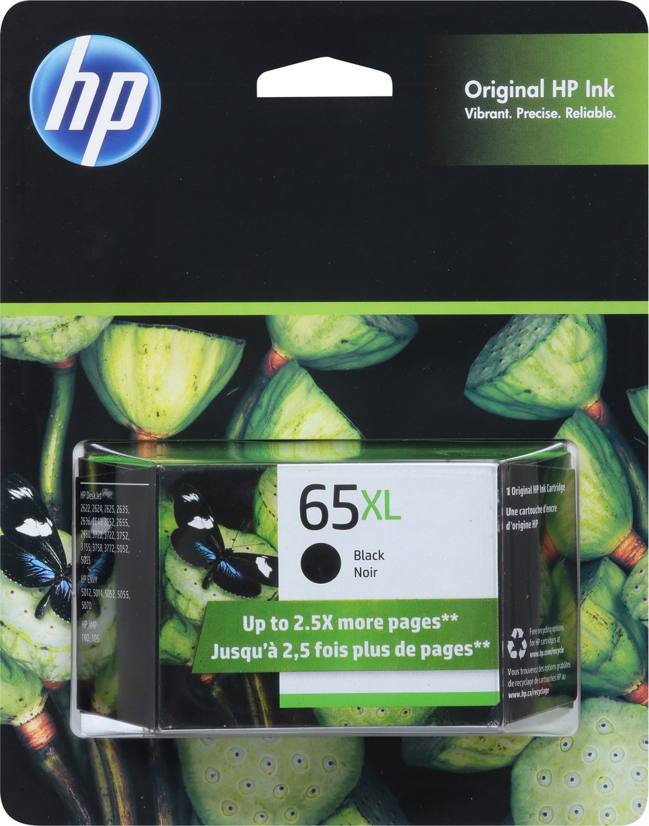 slide 7 of 12, HP 65XL Black Ink Cartridge 1 ea, 1 ct