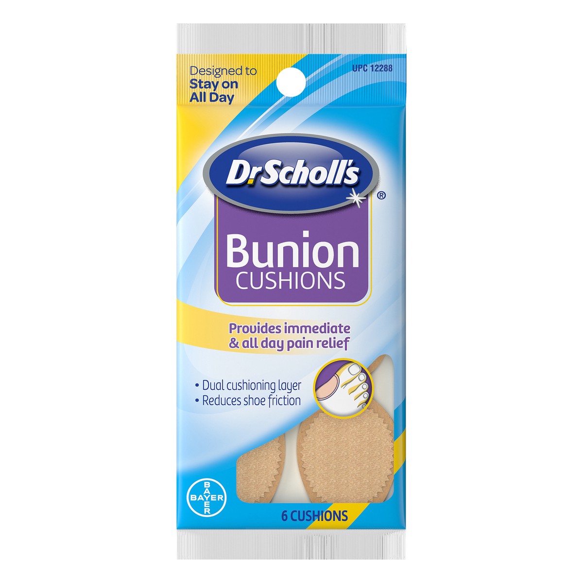 slide 3 of 5, Dr. Scholl's Cushions 6 ea, 6 ct