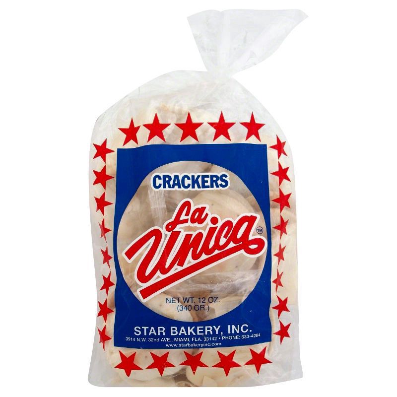 slide 1 of 1, La Unica Crackers Large Size (Bag), 1 ct