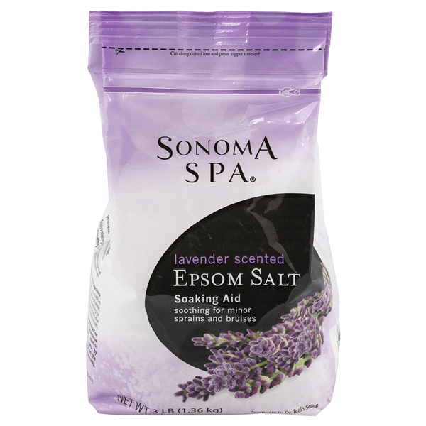 slide 1 of 4, Sonoma Spa Epsom Salt - Lavender Scented, 3 lb