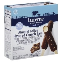 slide 1 of 1, Lucerne Dairy Farms English Toffee Crunch Bar, 12 ct; 1.65 fl oz