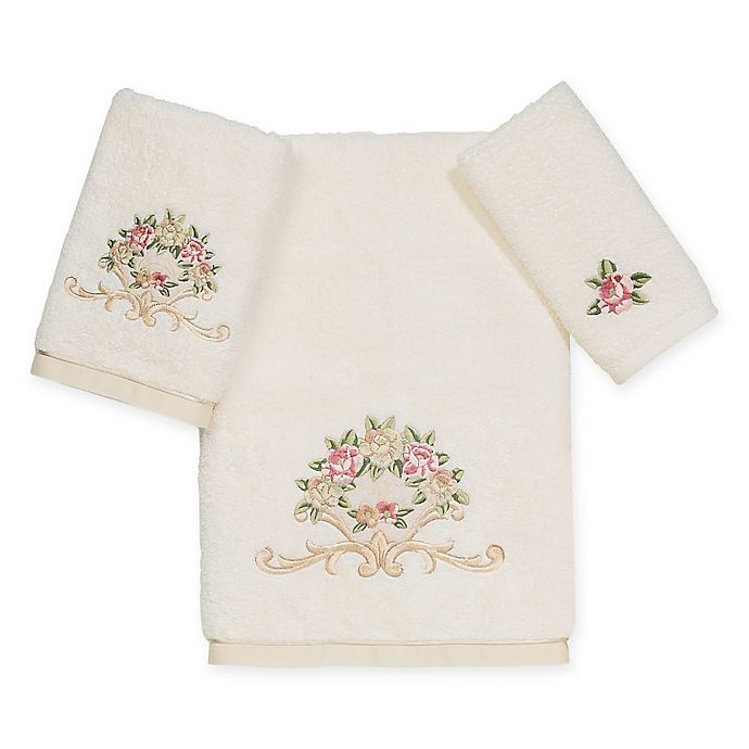 slide 1 of 1, Avanti Premier Royal Rose Hand Towel - Ivory, 1 ct