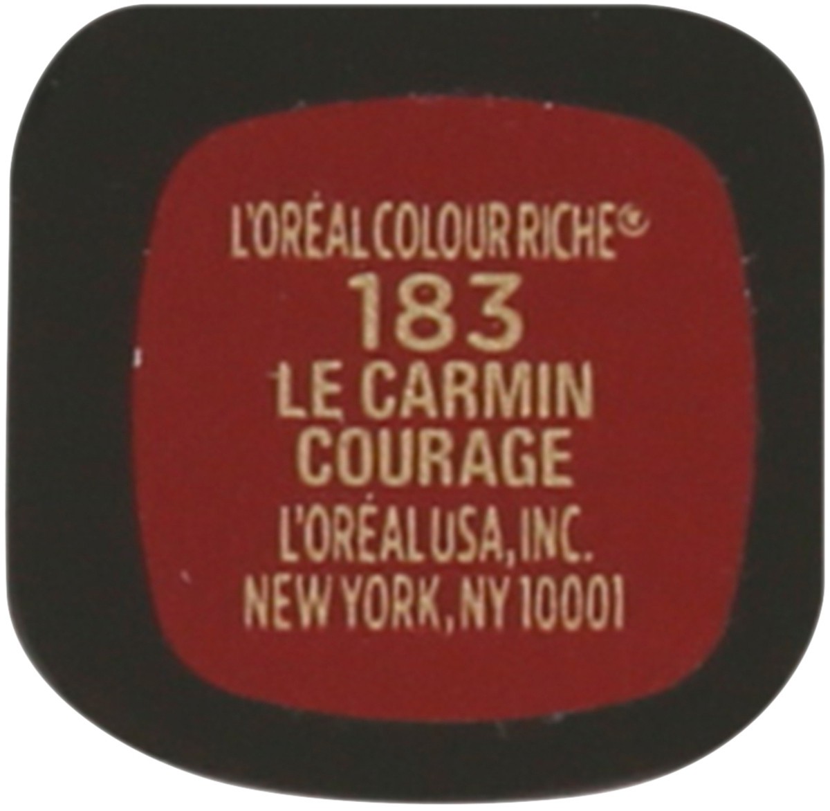slide 3 of 9, L'Oréal Le Carmin Courage 183 Lipstick 0.06 oz, 0.06 oz