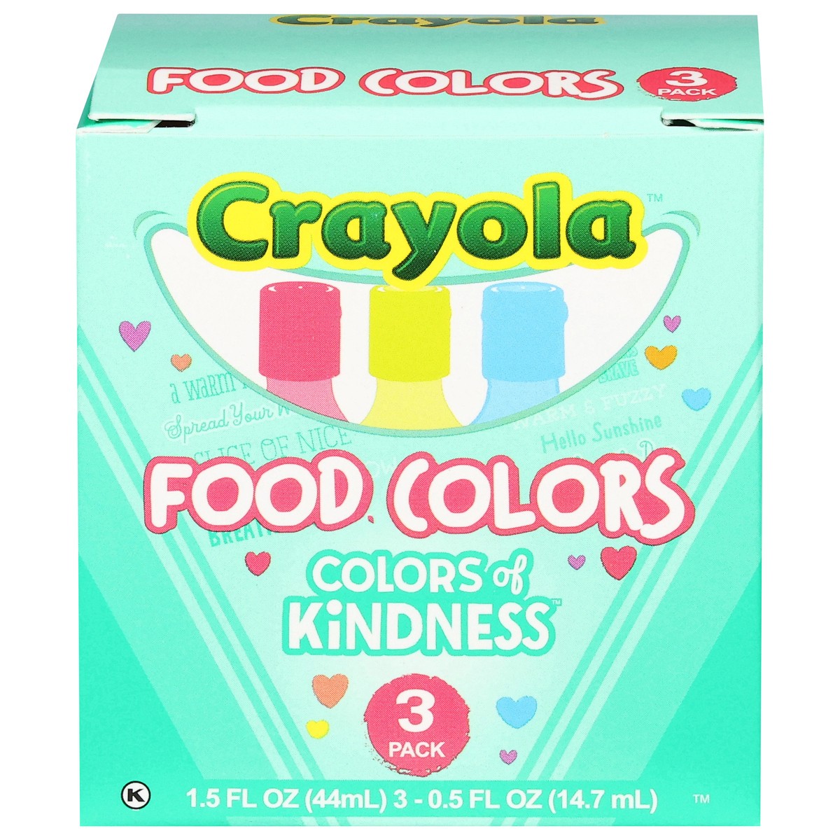 slide 5 of 13, Crayola Food Colors Kindness, 1 oz