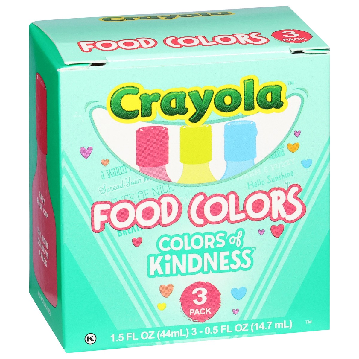 slide 3 of 13, Crayola Food Colors Kindness, 1 oz