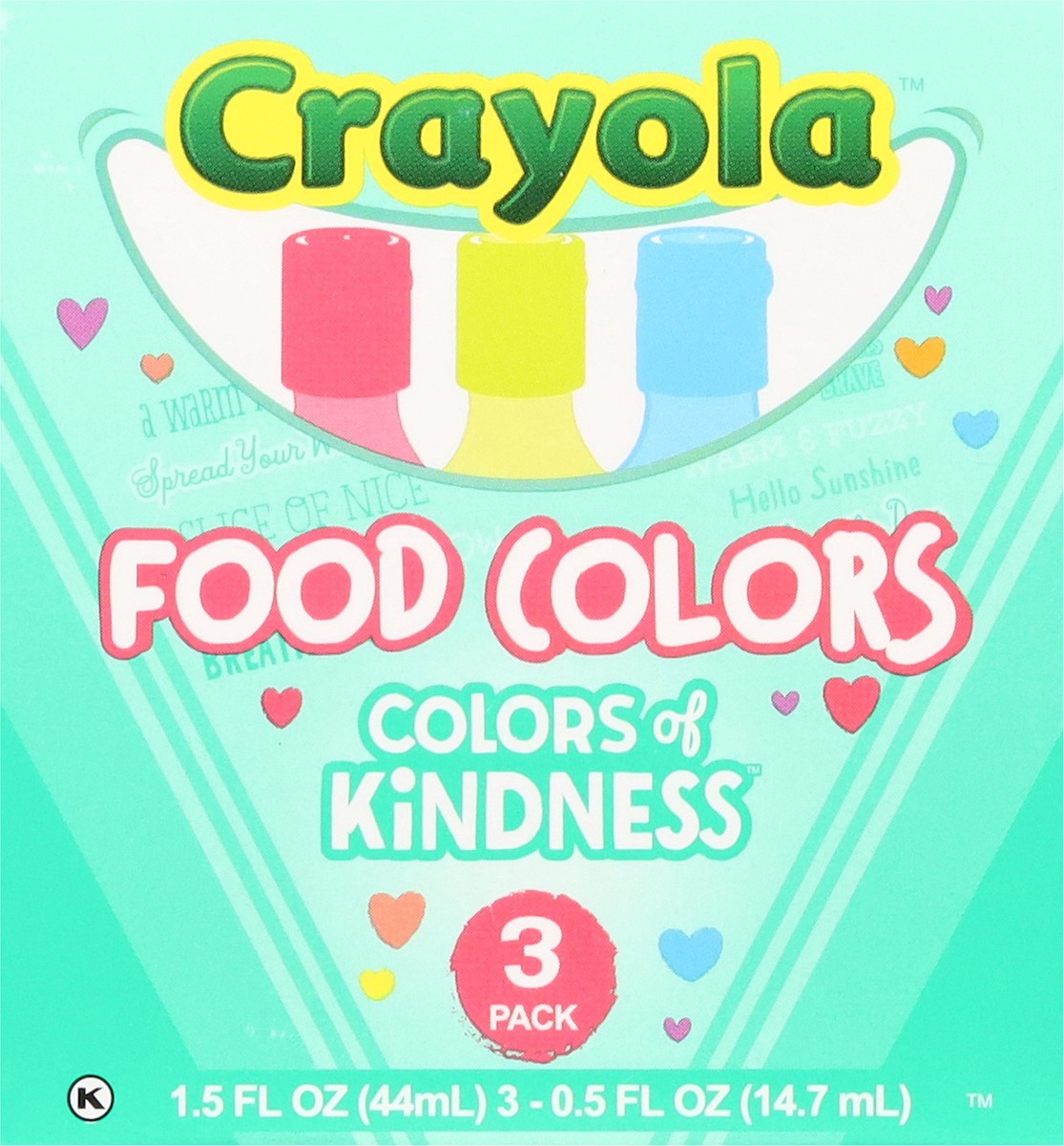 slide 8 of 13, Crayola Food Colors Kindness, 1 oz
