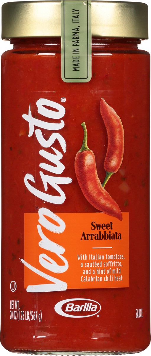 slide 8 of 9, Vero Gusto Sweet Arrabbiata Sauce 20 oz, 20 oz