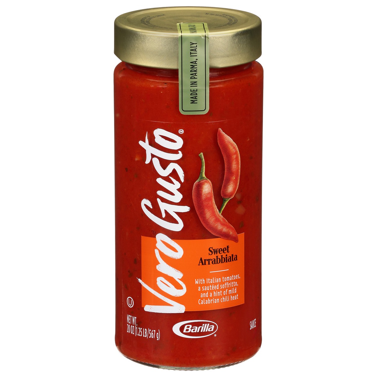 slide 1 of 9, Vero Gusto Sweet Arrabbiata Sauce 20 oz, 20 oz