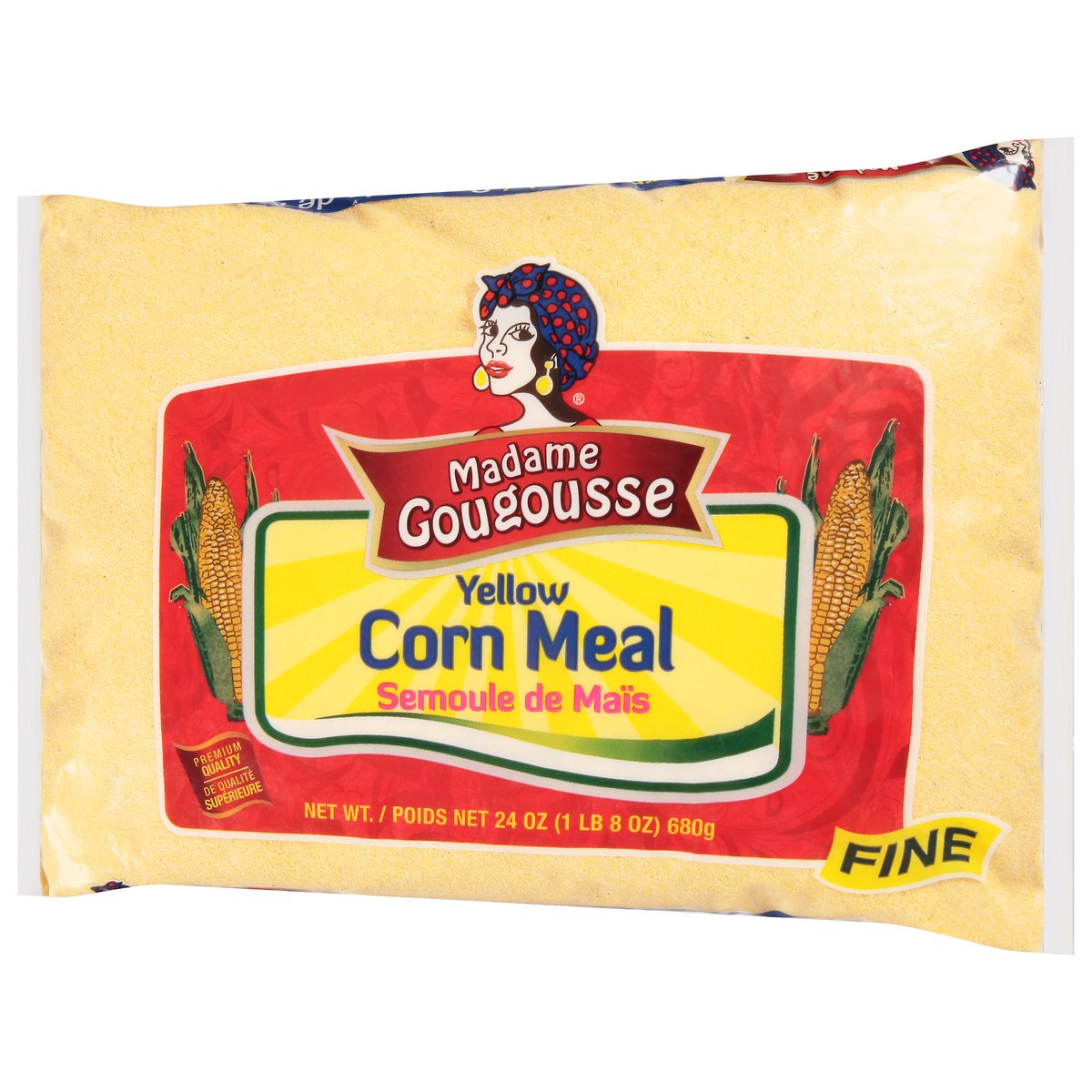 slide 5 of 11, Madame Gougousse Fine Yellow Corn Meal 24 oz, 24 oz