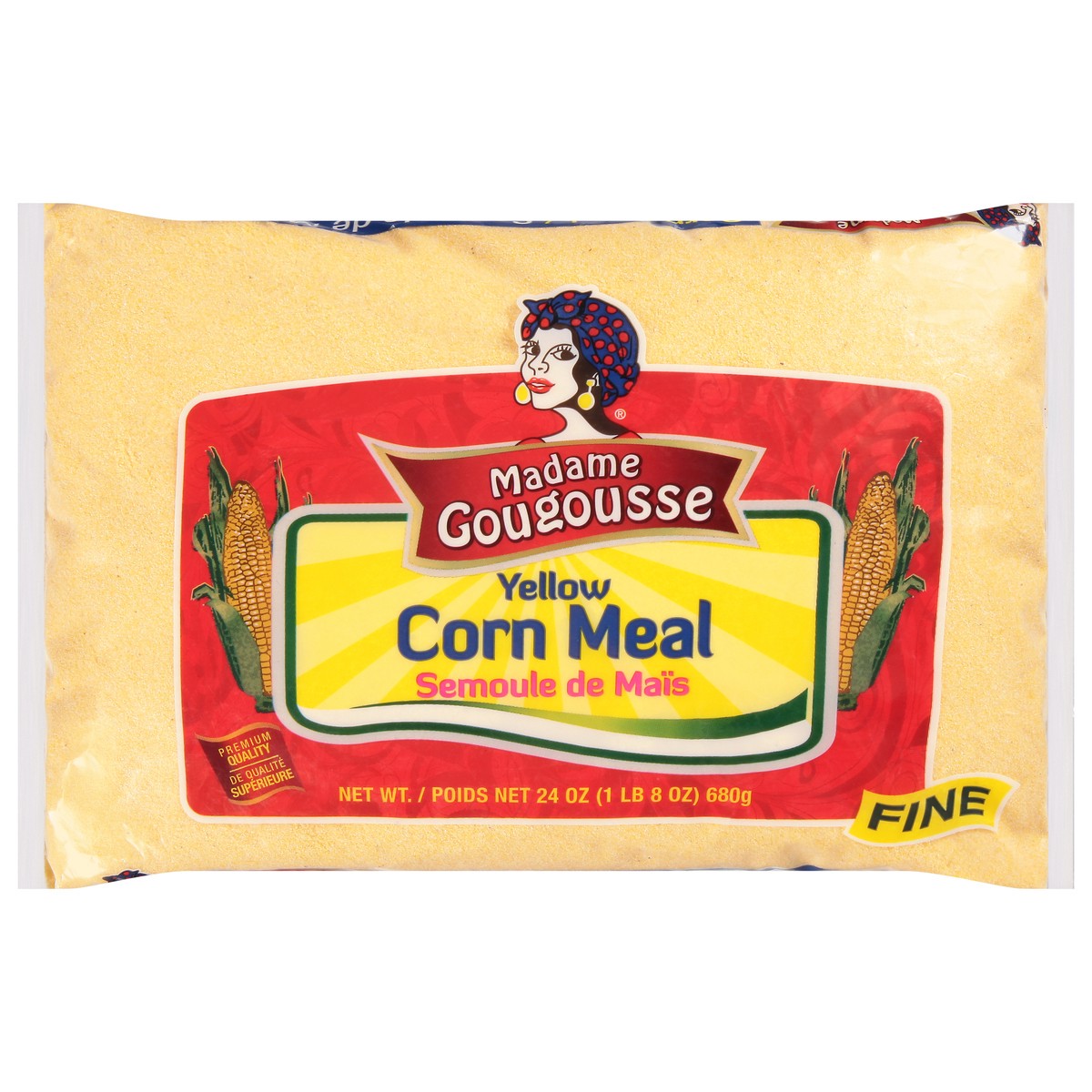 slide 9 of 11, Madame Gougousse Fine Yellow Corn Meal 24 oz, 24 oz