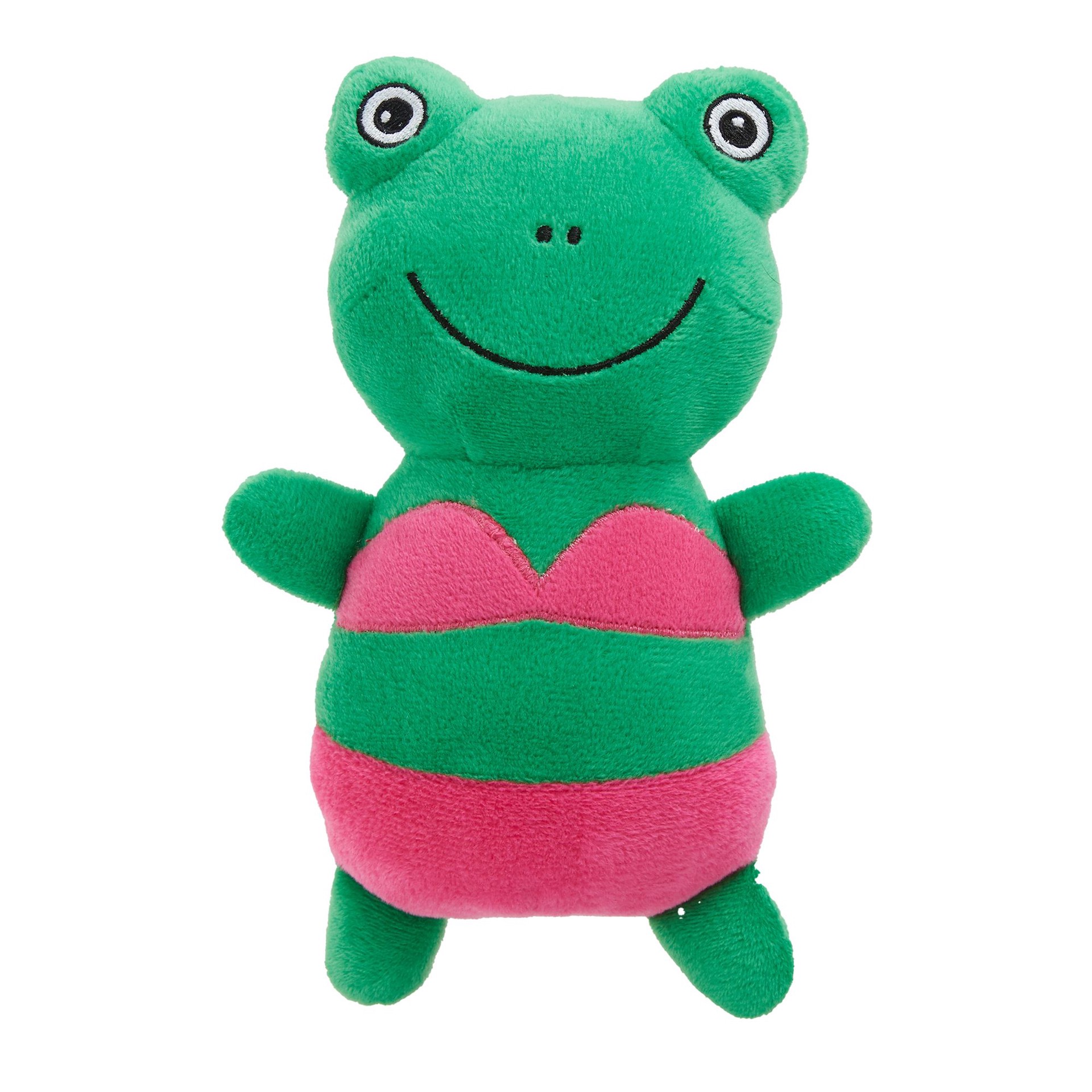 Top Paw Frog Swimmer Dog Toy Plush