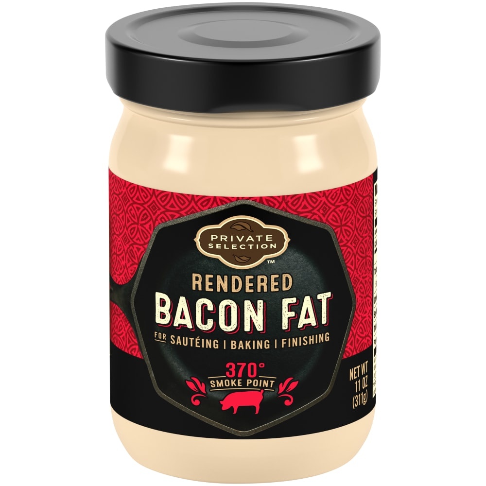 slide 1 of 1, Private Selection Rendered Bacon Fat, 11 oz