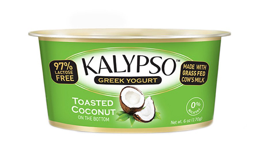 slide 1 of 1, Kalypso Greek Yg 0% Toasted Coconut, 6 oz
