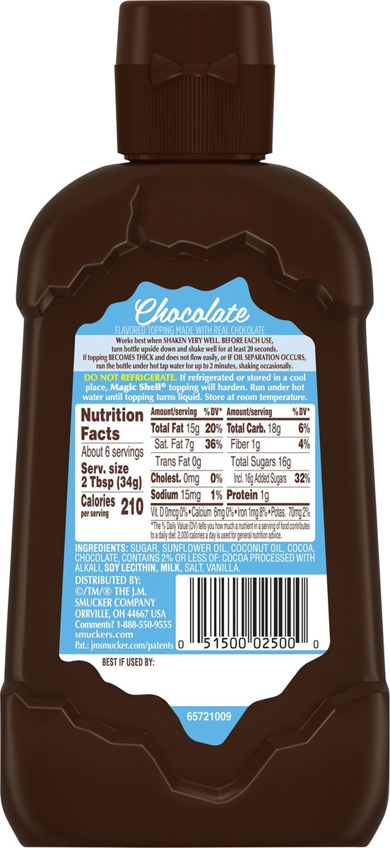 slide 4 of 8, Smucker's Magic Shell Chocolate Flavored Topping, 7.25 Ounces, 7.25 oz