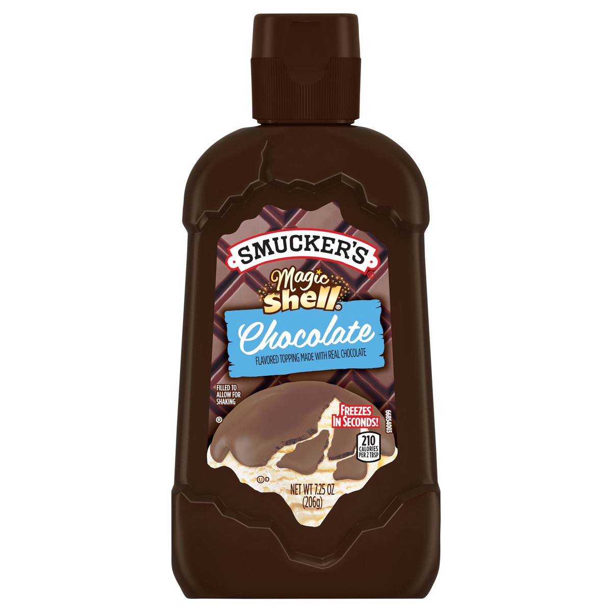 slide 1 of 8, Smucker's Magic Shell Chocolate Flavored Topping, 7.25 Ounces, 7.25 oz