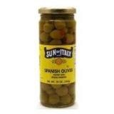 slide 1 of 1, Sun of Italy Stuffed Manz Olives, 10 oz