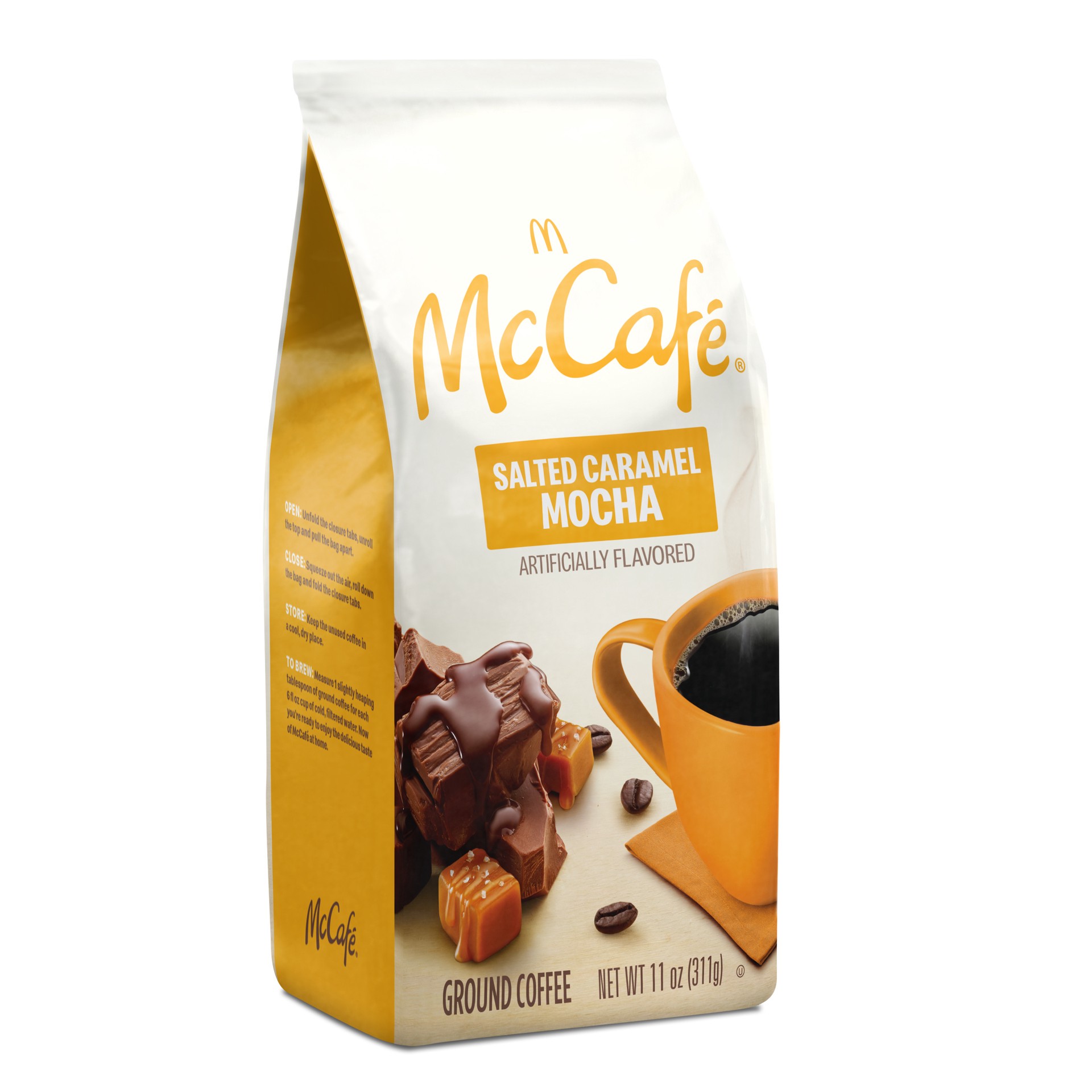 slide 2 of 5, McCafé Light Roast Salted Caramel Mocha Ground Coffee - 11 oz, 11 oz