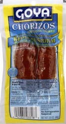 Goya Reduced Sodium Chorizos 3.5 oz