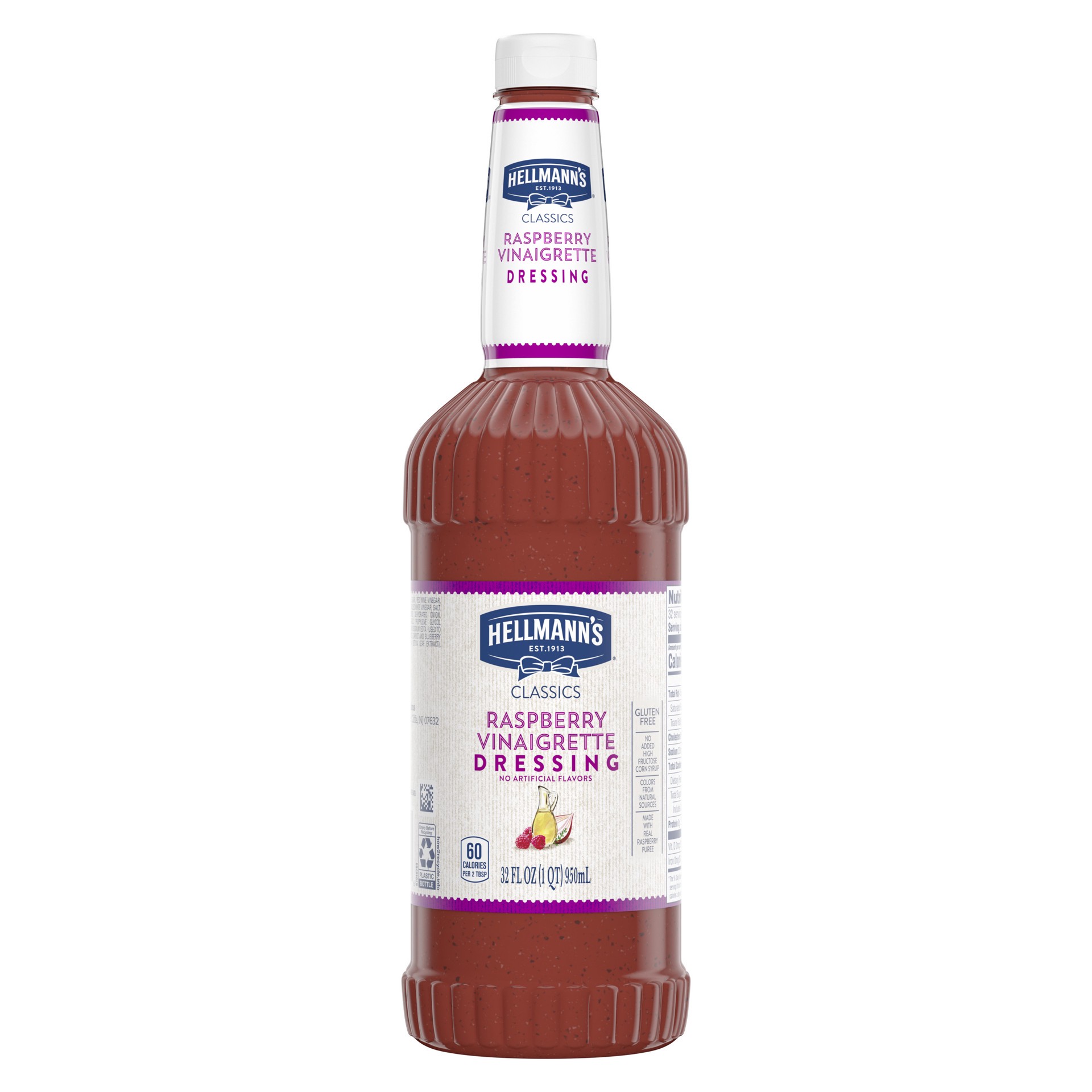 slide 1 of 4, Hellmann's Dressing Raspberry Vinaigrette, 32 FO, 32 fl oz