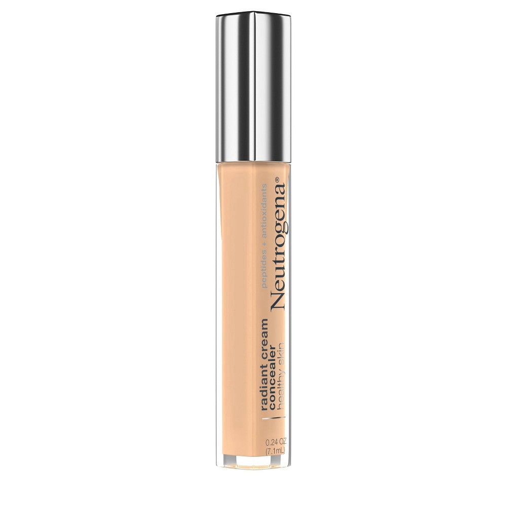 slide 20 of 21, Neutrogena Healthy Skin Radiant Cream Concealer with Peptides + Antioxidants - Sugar Light 03 - 0.24oz, 0.24 oz