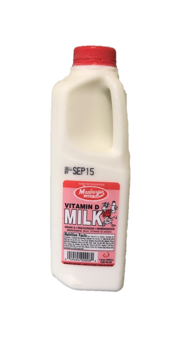 Marburger Farm Dairy Whole Milk Quart 32 oz | Shipt