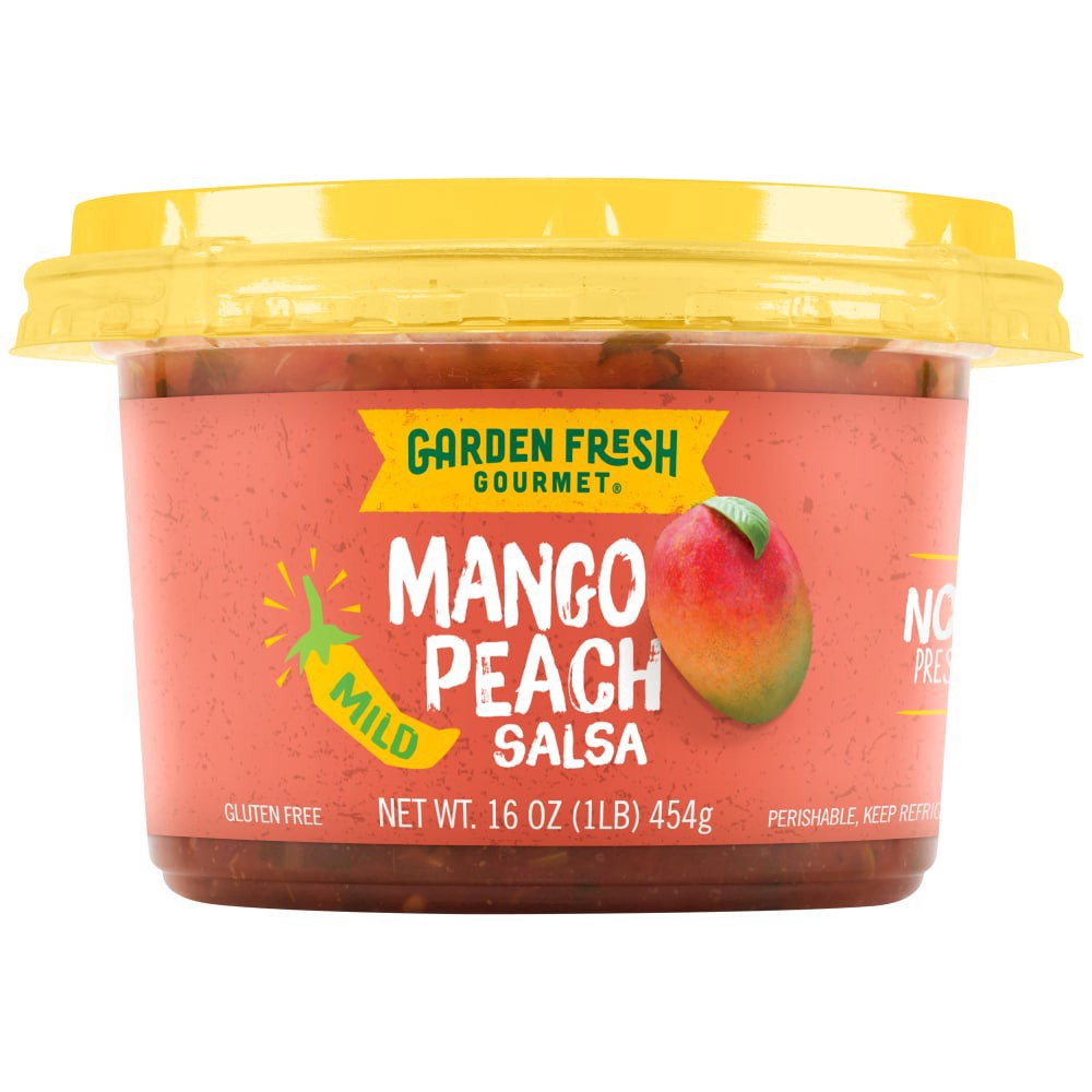 slide 2 of 2, Garden Fresh Gourmet® mild mango peach salsa, 16 oz