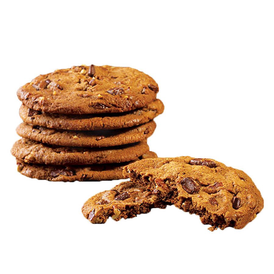 slide 1 of 1, H-E-B Gourmet Chocolate Chunk and Pecan Cookies, 6 ct