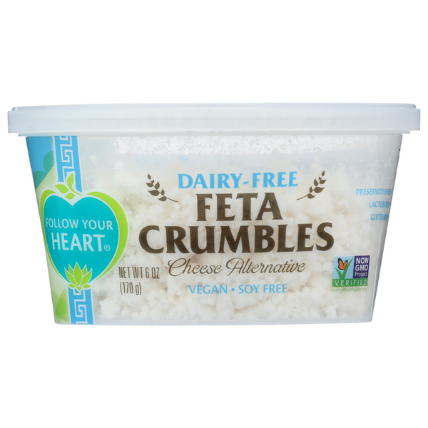 slide 1 of 1, Follow Your Heart Dairy Free Feta Crumbles, 6 oz