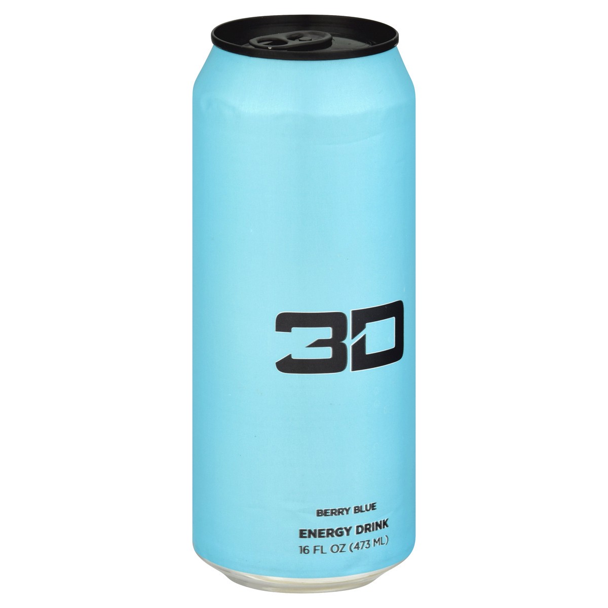 slide 2 of 9, 3D Blue Energy Drink, 16 fl oz