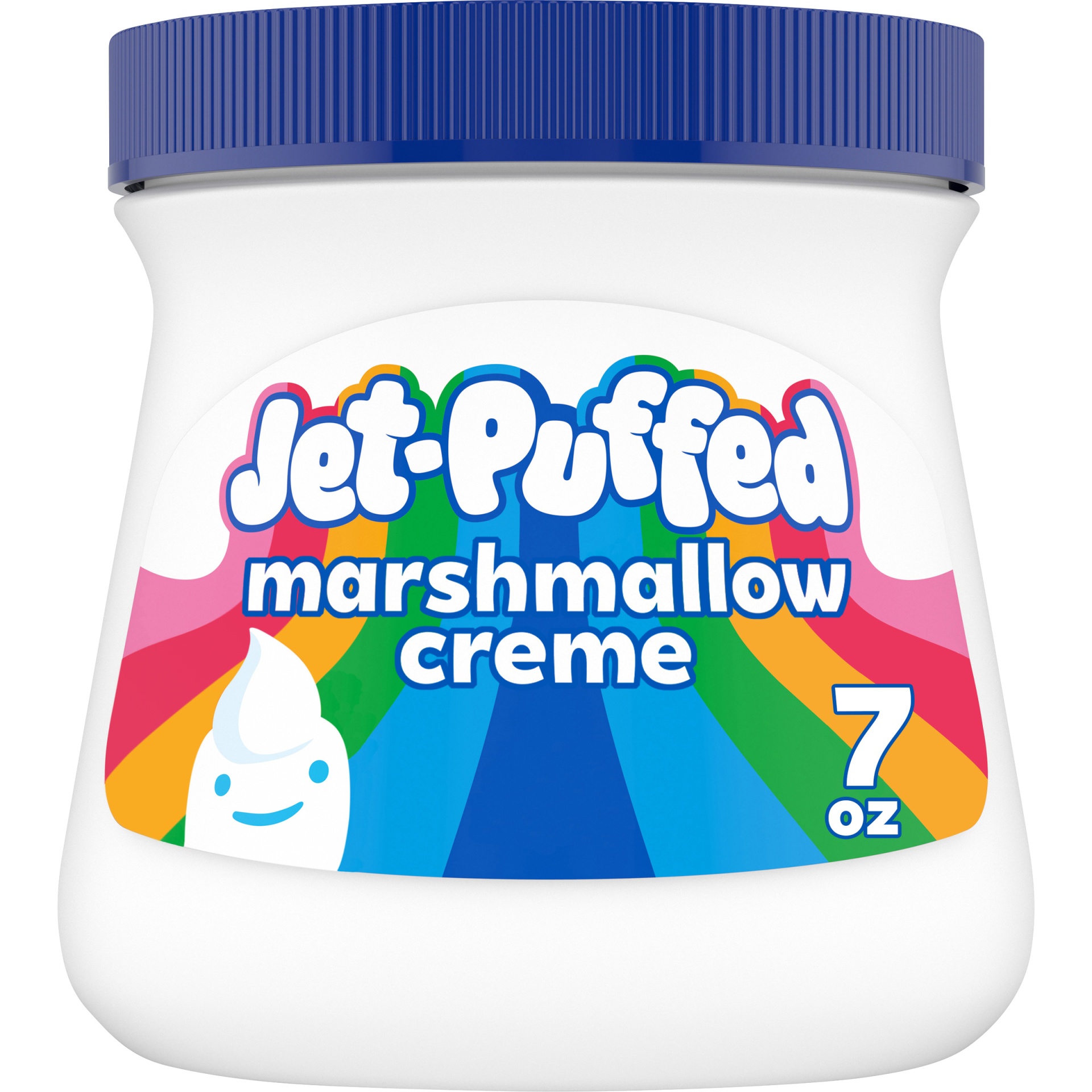 slide 1 of 1, Jet-Puffed Marshmallow Creme Jar, 7 oz