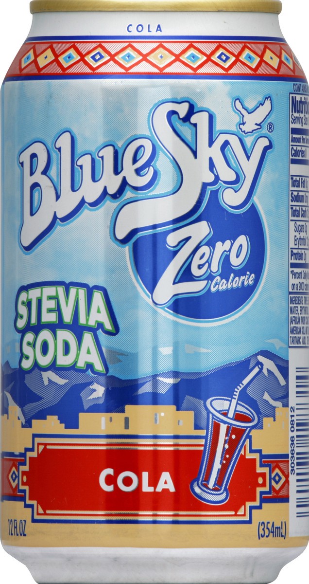 slide 1 of 4, Blue Sky Soda 12 oz, 12 oz