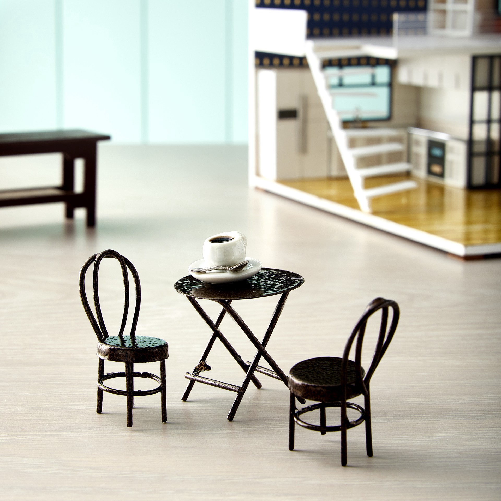 slide 2 of 3, Miniatures Table & Chairs By Make Market, 1/2 in
