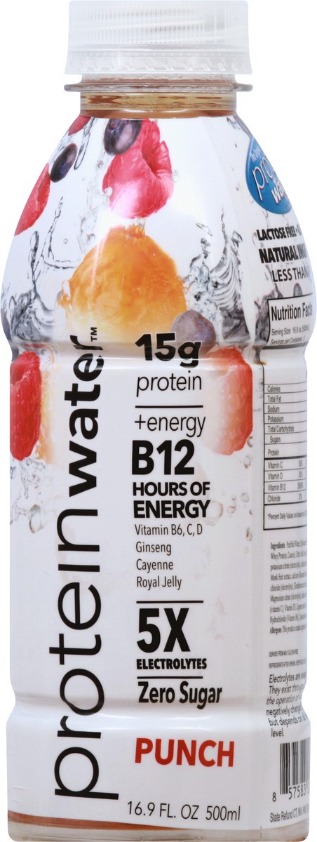 slide 9 of 10, Protein Water Water - 16.9 fl oz, 16.9 fl oz