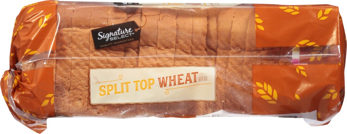 slide 9 of 13, Signature Select Split Top Wheat Bread 20 oz, 20 oz