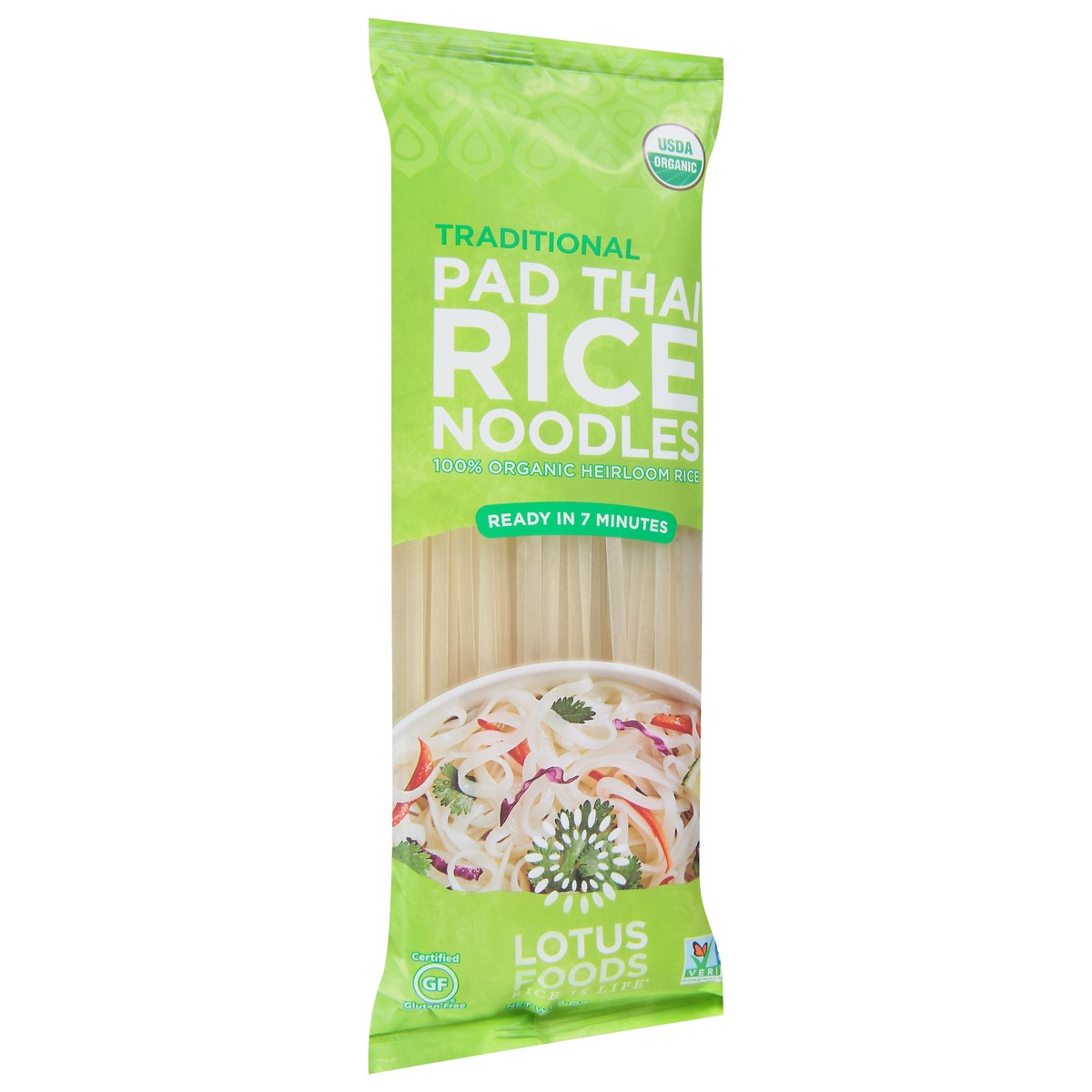 slide 2 of 9, Lotus Foods Organic Traditional Pad Thai Rice Noodles, 8 oz