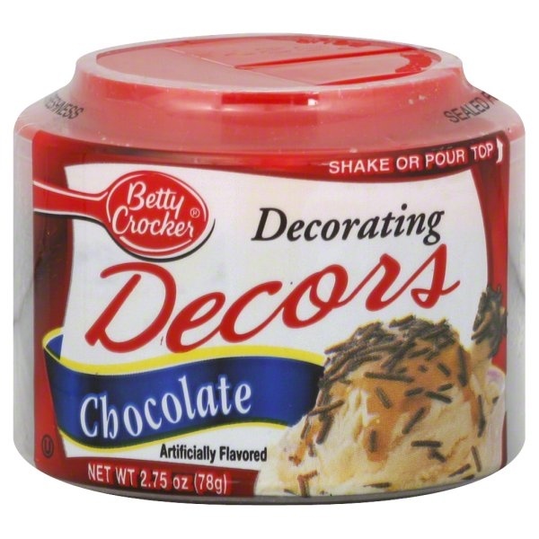 slide 1 of 1, Betty Crocker Decors Decorating Chocolate Sprinkles, 2.75 oz